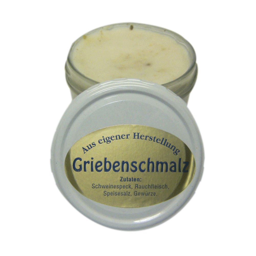 Griebenschmalz im Glas