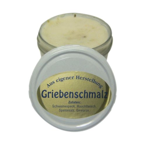 Griebenschmalz im Glas