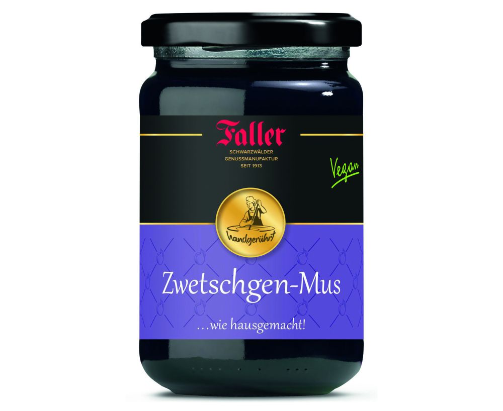 Faller Zwetschgen Mus im Glas