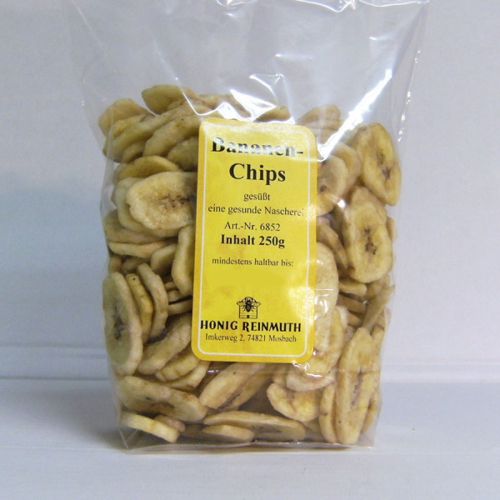 Bananenchips in der Tüte