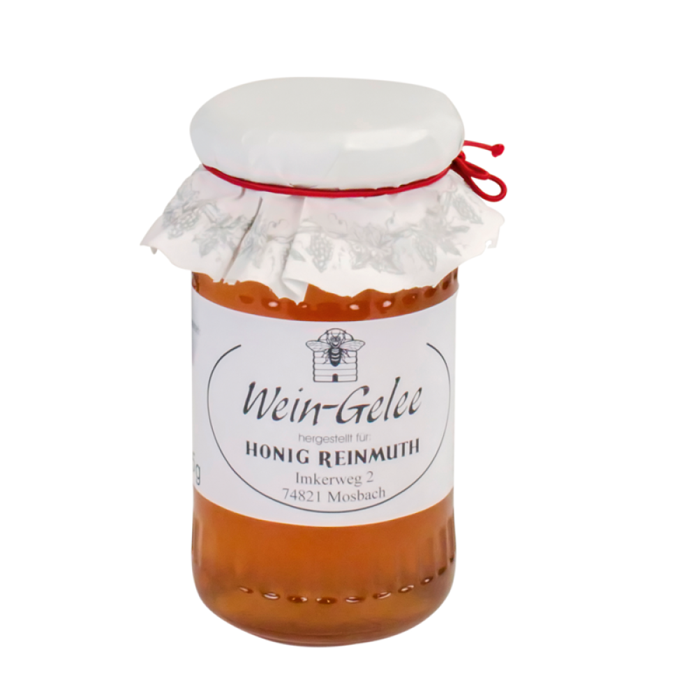 Wein-Gelee aus ausgesuchten Rosé-Weinen