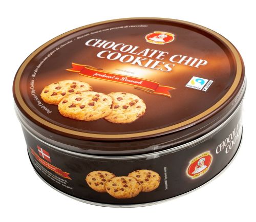 Chocolate Chip Cookies in der Blech-Dose