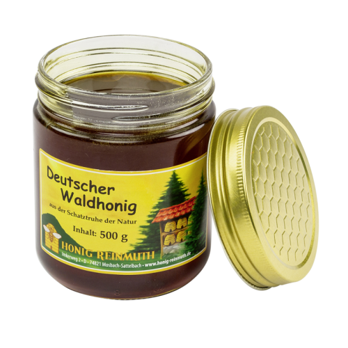 Deutscher Waldhonig im 500g Glas
