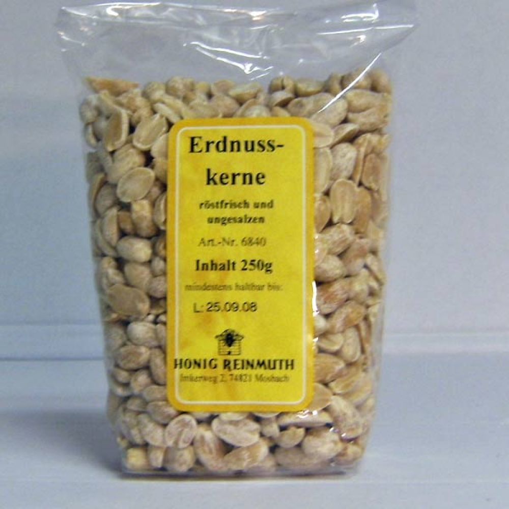 Erdnusskerne verpackt