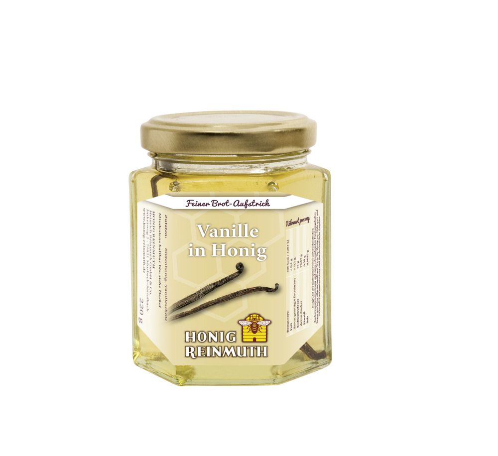 Vanielleschote in Akazienhonig im 220 g Glas