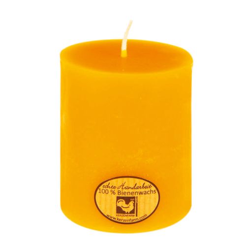 Stumpenkerze aus Bienenwachs