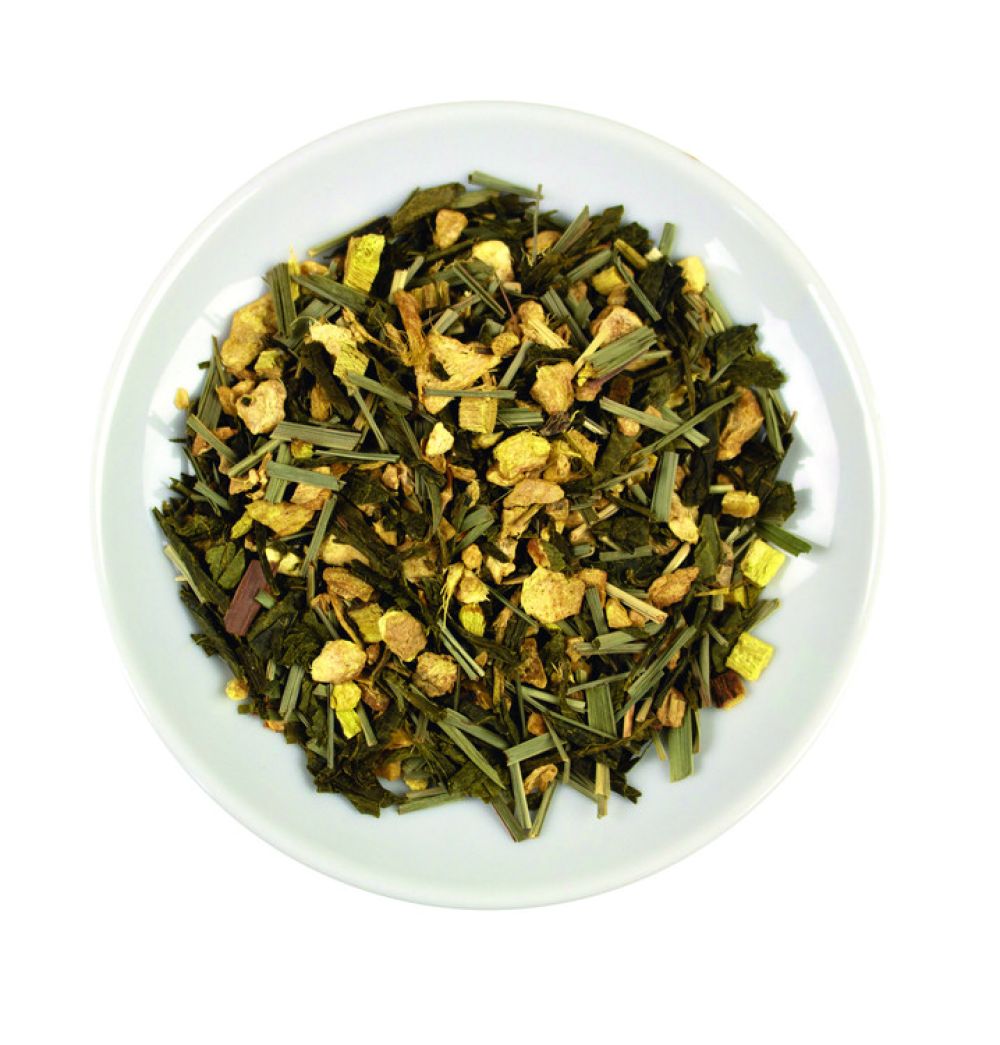 Ingwertee lose in der Schüssel