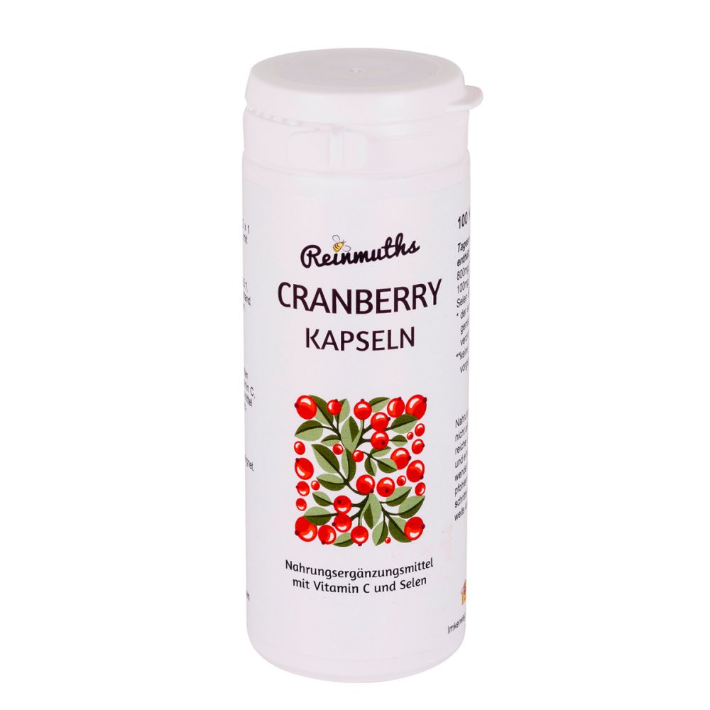Cranberry Kapseln in der Tabletten Dose
