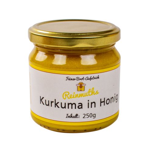 Kurkuma in Honig im 250 g Glas