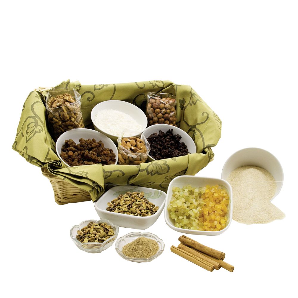 Verschiedene Koch- und Backzutaten