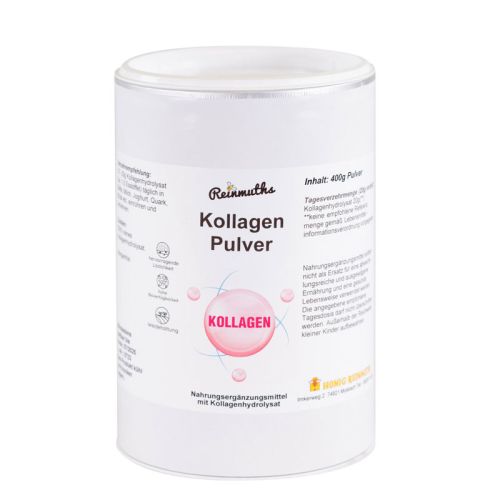 Kollagenpulver in der Dose