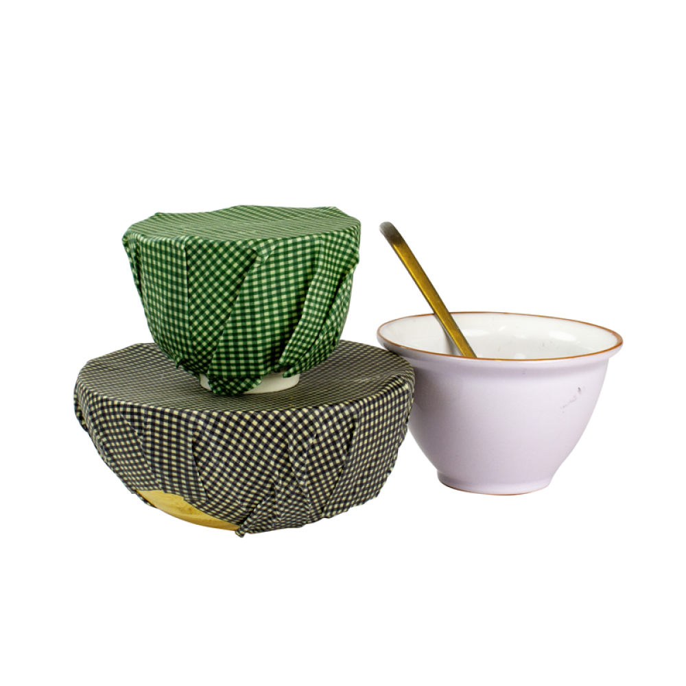 Bienenwachstücher zum Abdecken von Schüsseln