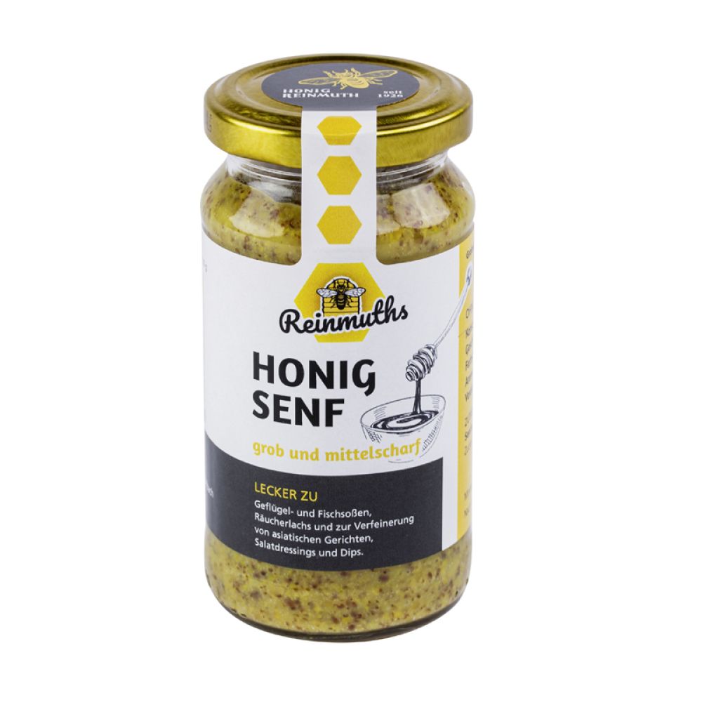 Reinmuths Honig Senf im 200 ml Glas