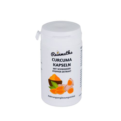 Curcuma Kapseln in der Tabletten Dose