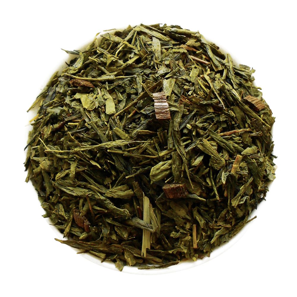 Aromatisierter Grüntee mit Vanillestückchen, mit Vanille-Geschmack