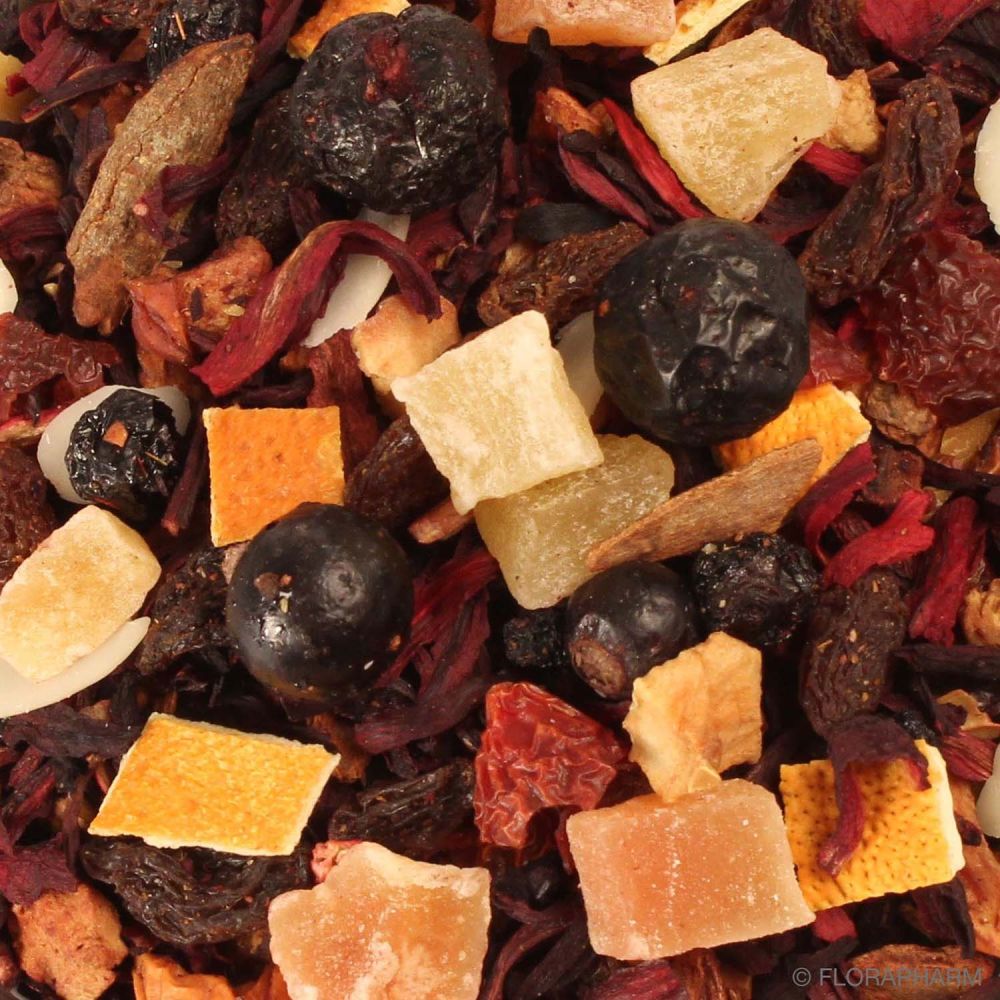 Früchtetee, mit Vanille-Zimt-Geschmack für die Weihnachtszeit