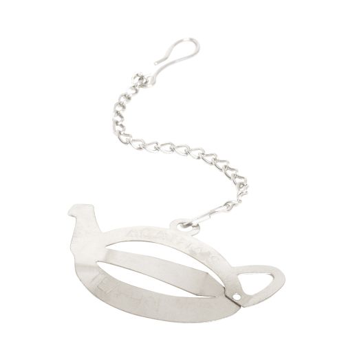 Teefilterhalter aus Metall in Form einer Teekanne