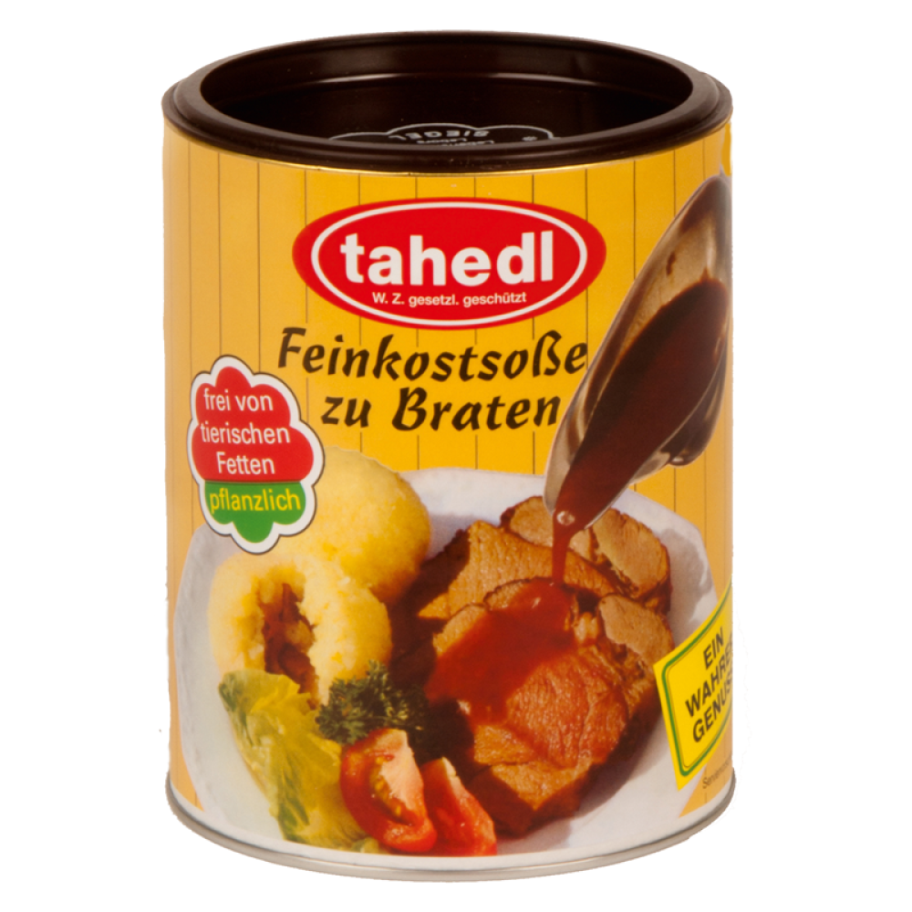 Feinkostsoße zum Braten in der Dose