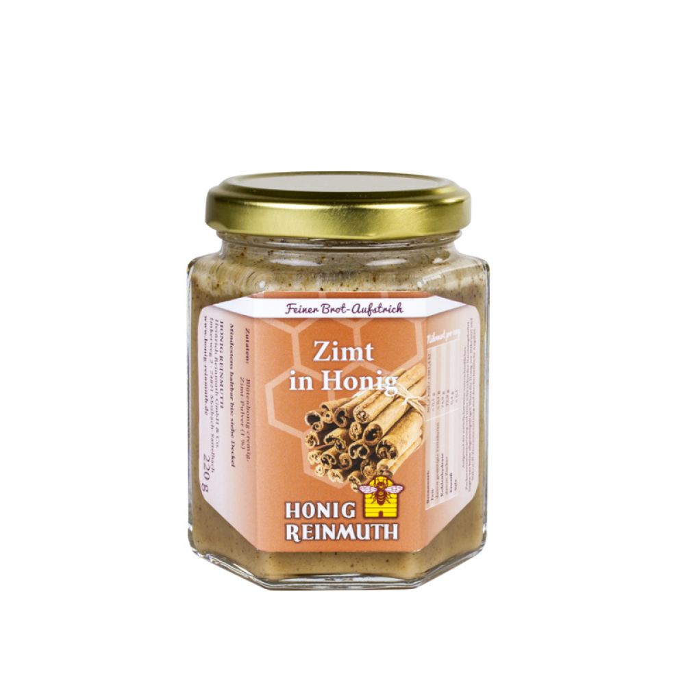 Ein Glas Zimt in Honig