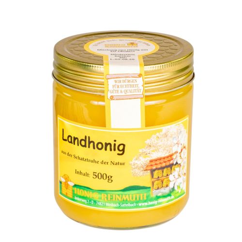 Unser Landhonig im 500g Glas