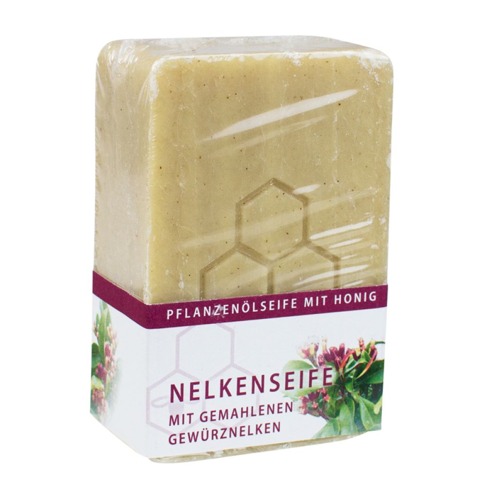 Nelkenseife mit Honig 100 g Block