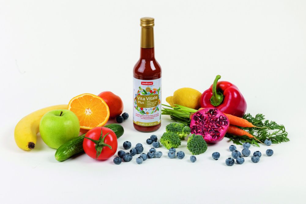 Einige der Inhaltsstoffe einer Flasche Vita-Vitale-Plus