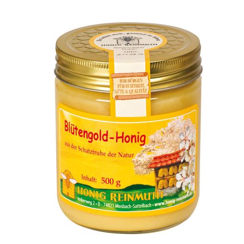 Blütengold Honig im Glas