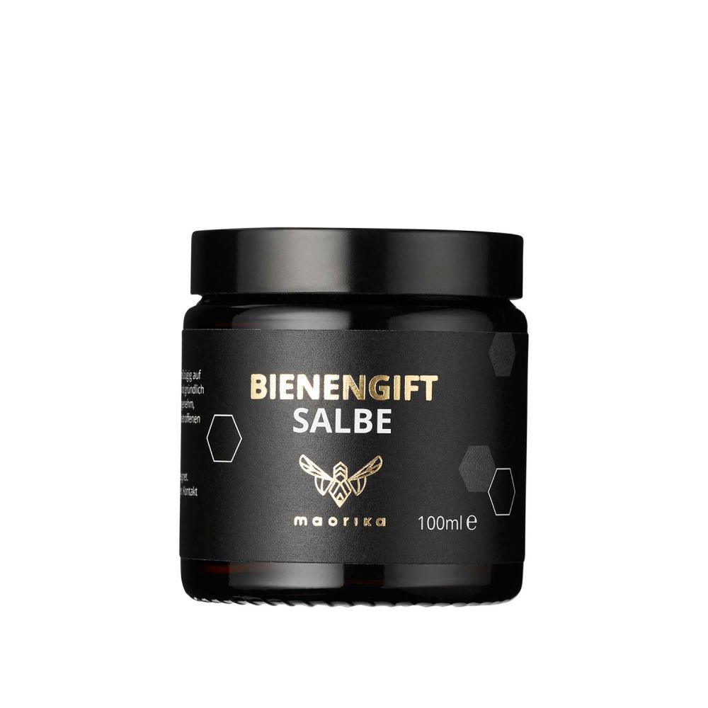 Bienengiftsalbe in der Kosmetikdose