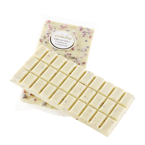 Weiße Schokolademit Trokenfrüchten