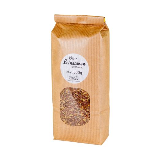 Bio Leinsamen geschrotet