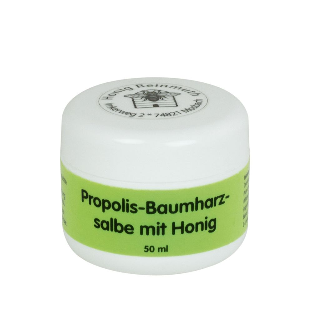 Propolis-Baumharzsalbe mit Honig im 50 g Döschen