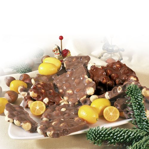 Seviervorschlag Nussbruch-Vollmilch