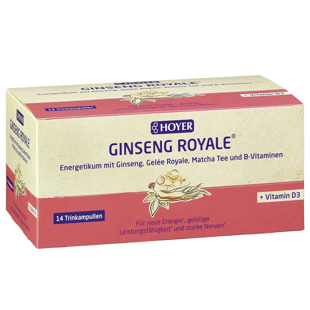 Gingseng Royale Energetikum in der Verpackung