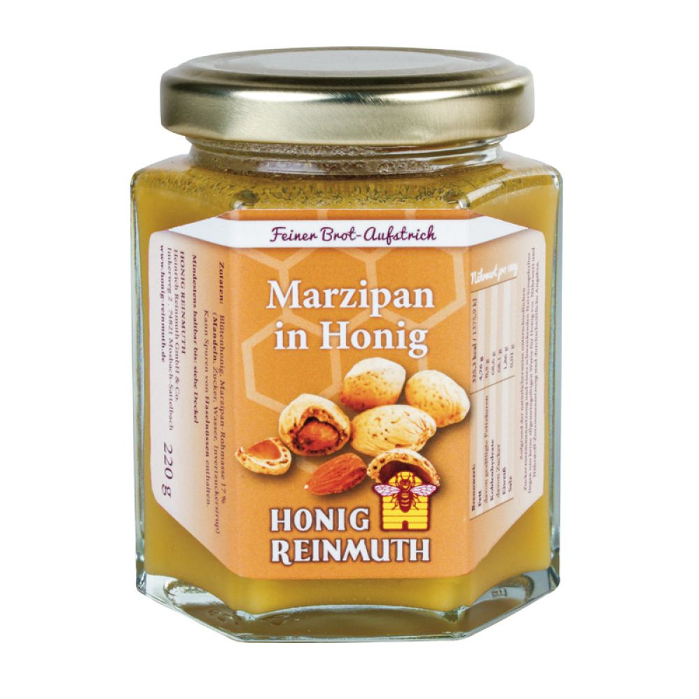 Marzipan in Honig im 220 g Glas