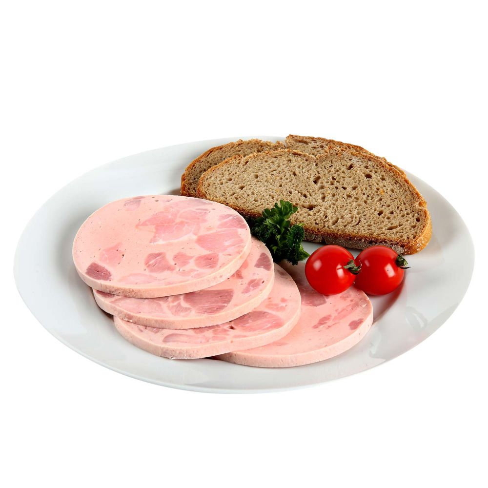 Bierschinken zum Brot mit Tomaten