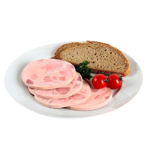 Bierschinken zum Brot mit Tomaten