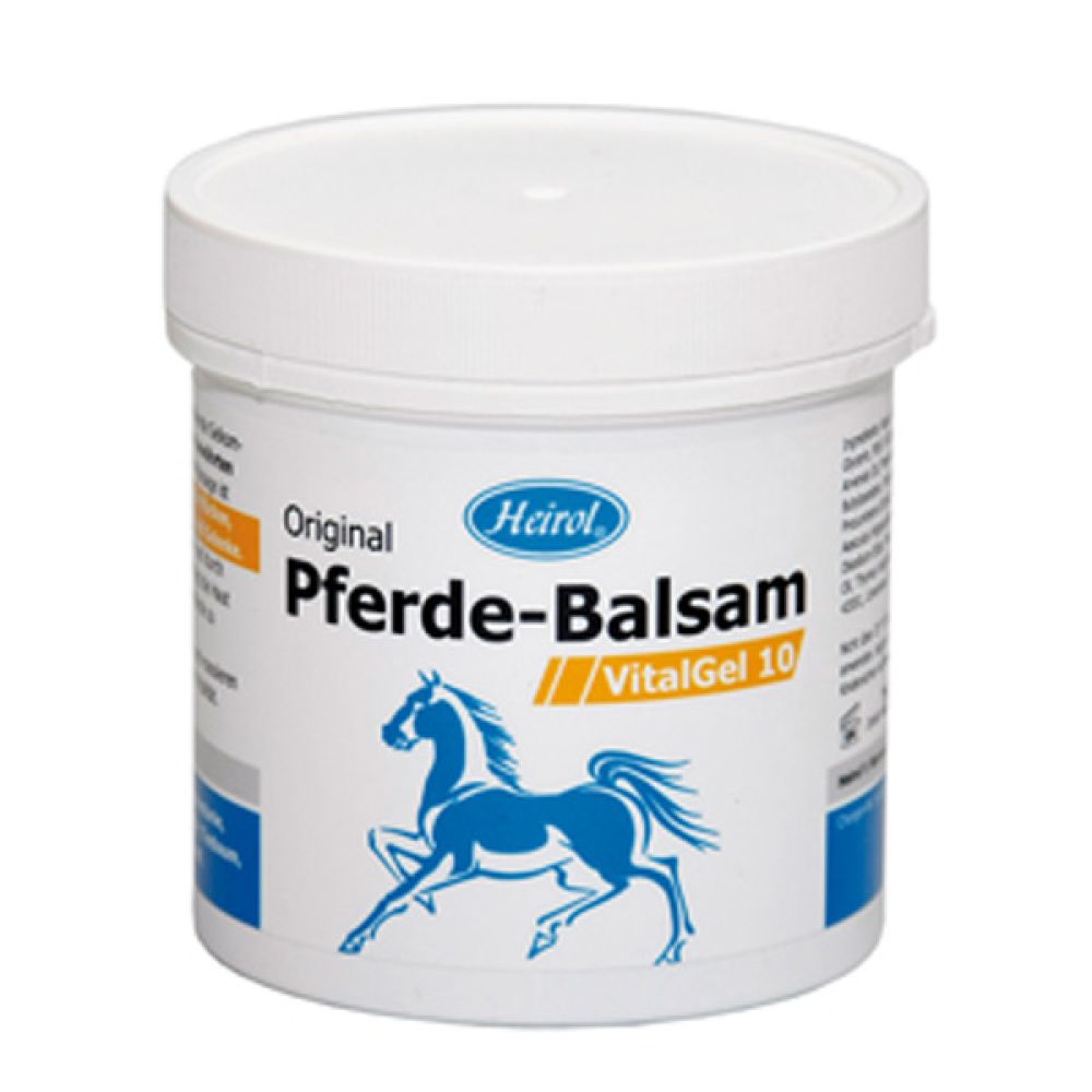 Original Pferde-Balsam VitalGel 10 von Heirol in der 250 ml Dose