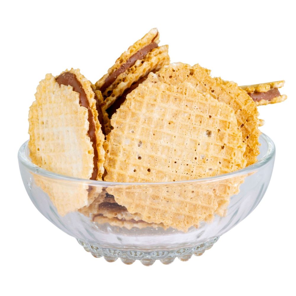 Dinkelwaffeln mit Nougatcremefüllung