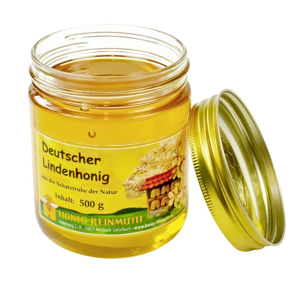 Lindenhonig im 500g Glas