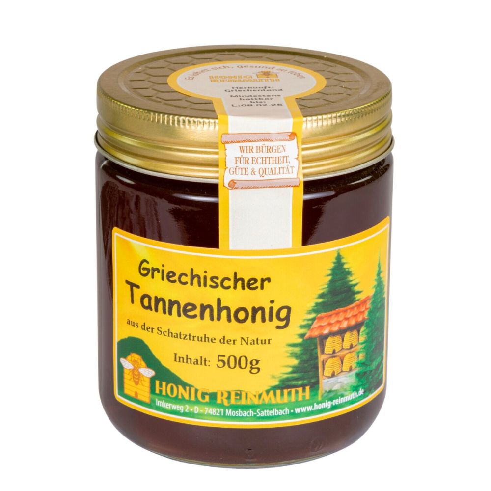 Griechischer Tannenhonig im 500 g Glas