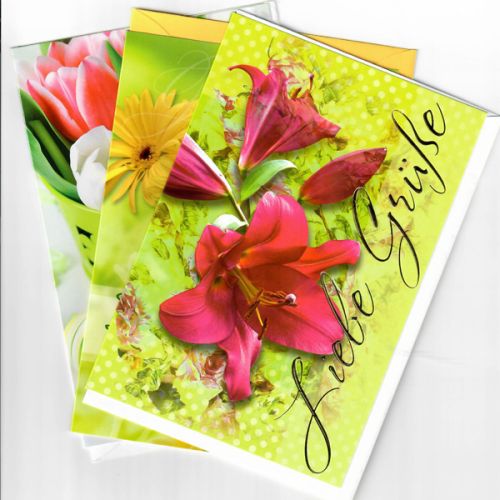 Verschiedene Grußkarten