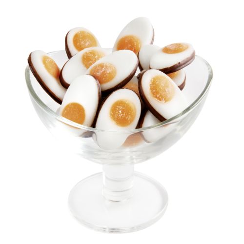 Fondant Dottereier im Glas Kelch