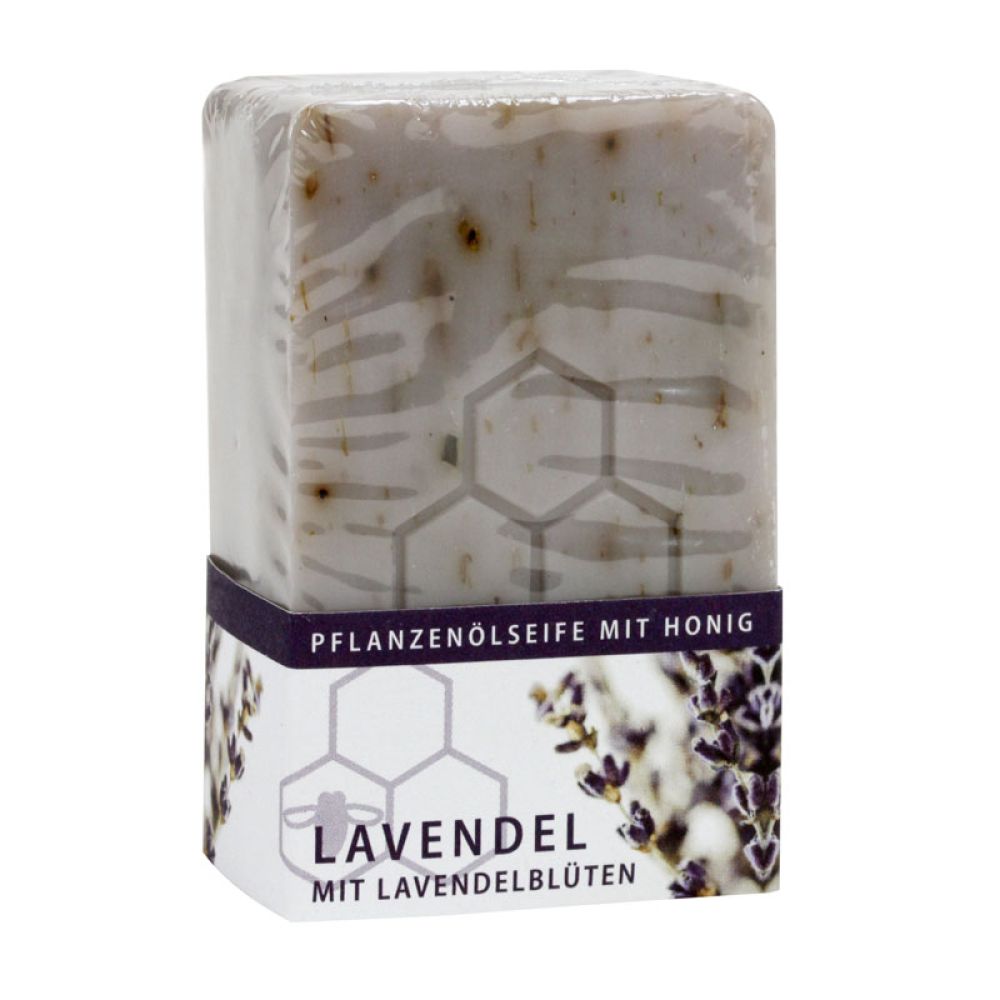 Lavendelseife mit Verpackungsbanderole