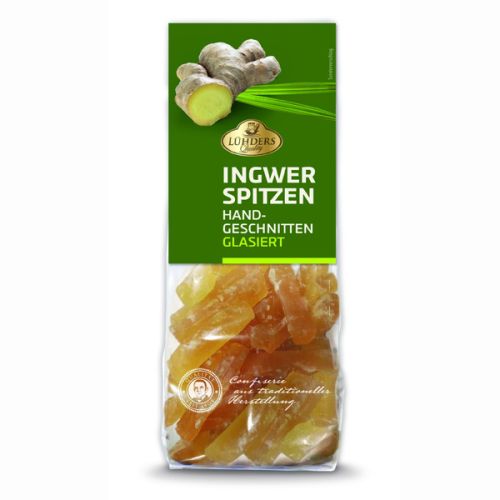 Glasierte Ingwerspitzen
