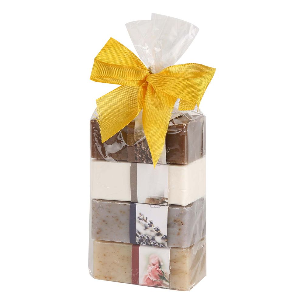 Seifenblöcke in der Geschenkverpackung