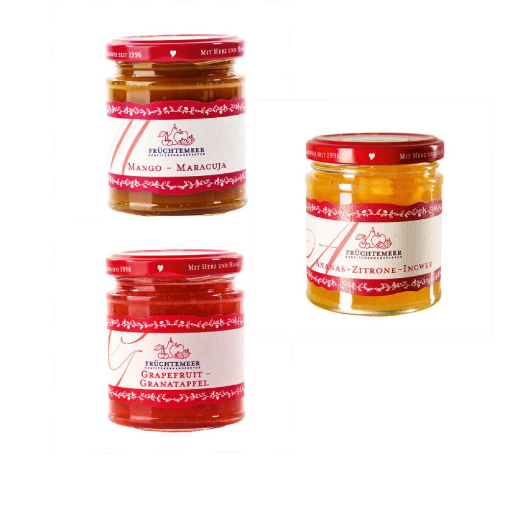 Fruchtige Sommeraufstriche im Glas