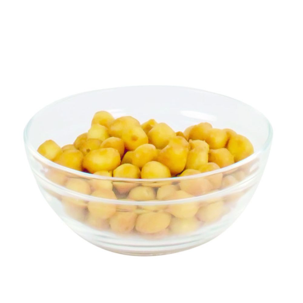 Dinkel Backerbsen lose in einer Schale