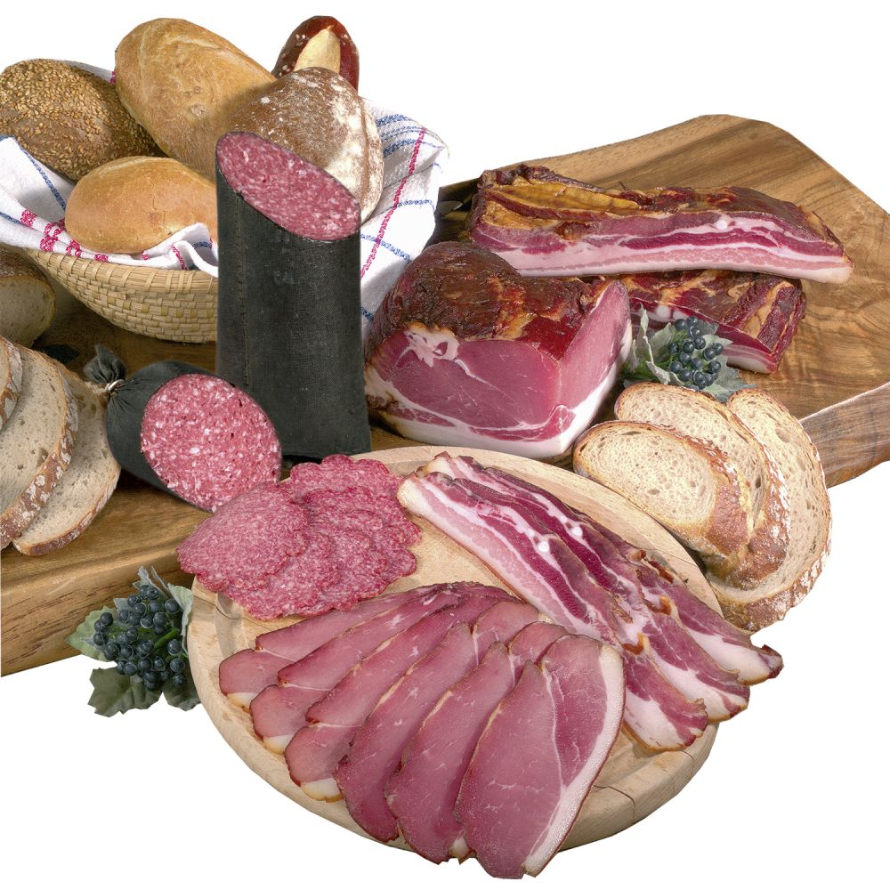 Serviervorschlag Odenwälder Bauchspeck