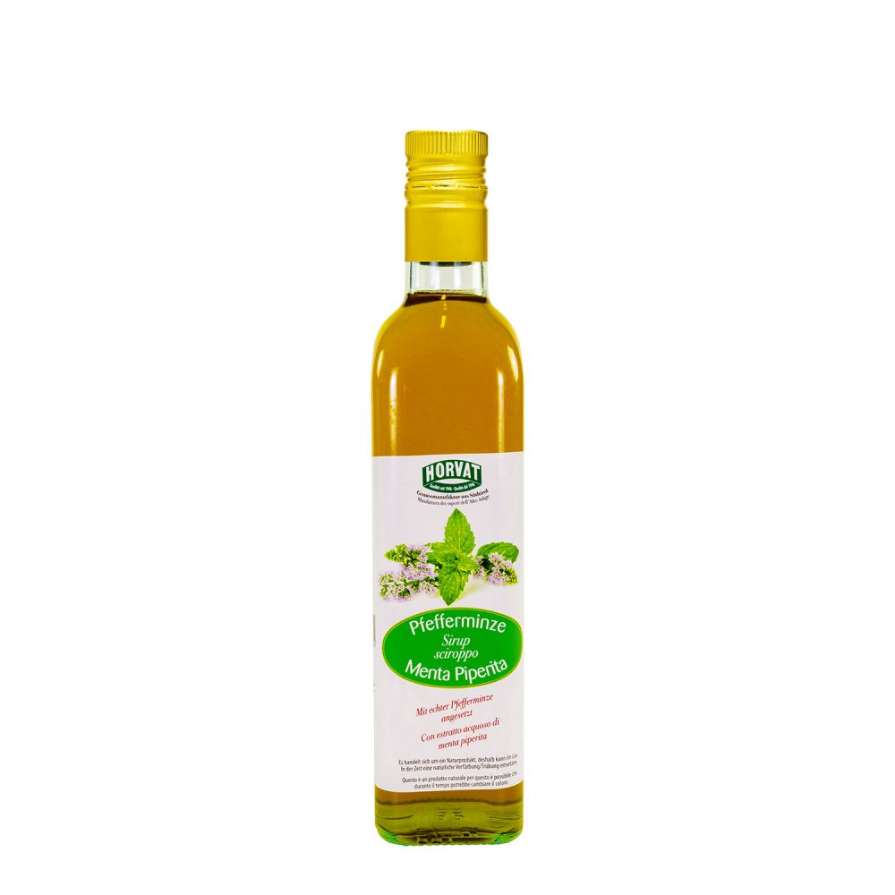 Pfefferminzsirup in der 500 ml Flasche