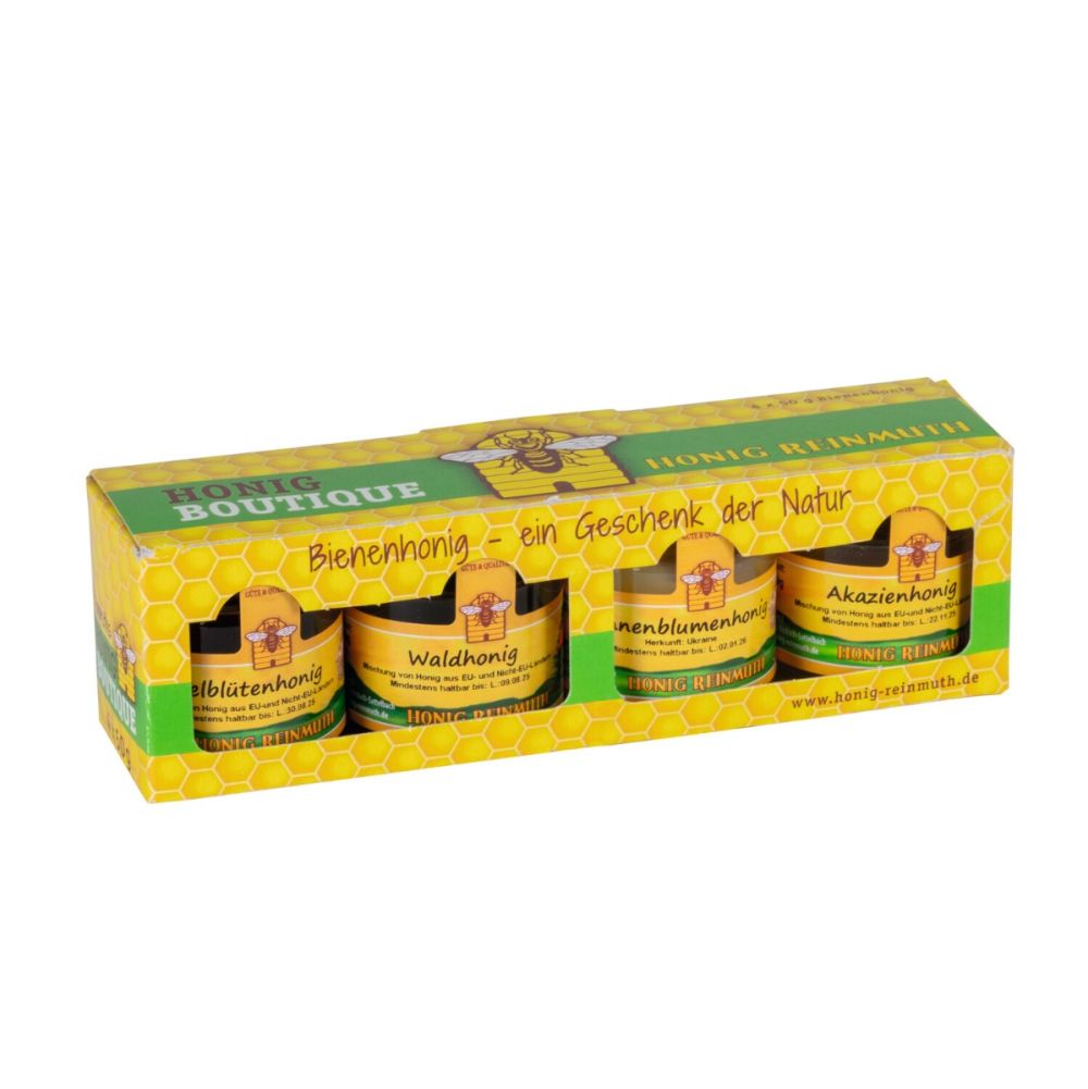 Honig im dekorativen Karton